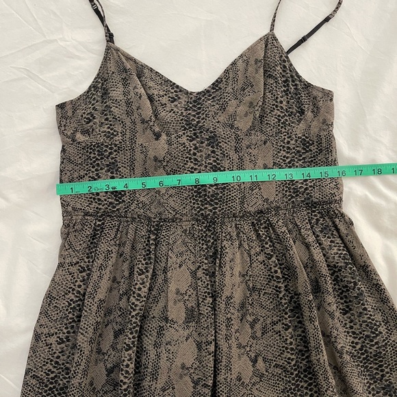 Aritzia Wilfred Python Snake Print Silk Dress - Picture 11 of 12